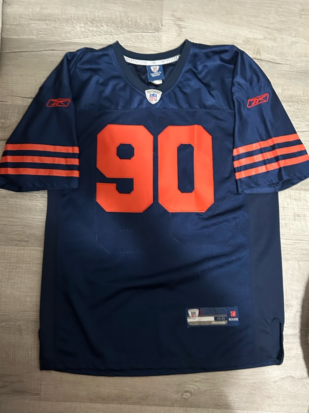 Vintage Julius Peppers #90 Chicago Bears Size 48 stitched Reebok NFL Jersey